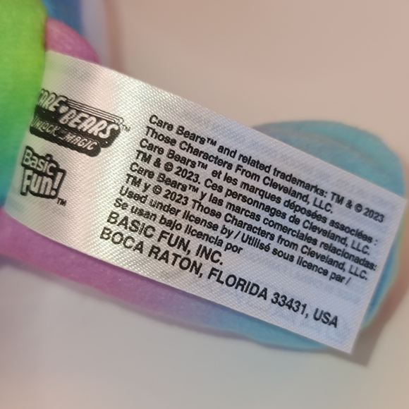 Rainbow Care Bear Doll 2023 BNWT 11" - Picture 6 of 7